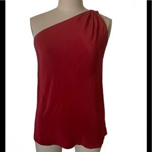 Just Cavalli Women’s One Shoulder Silky Top